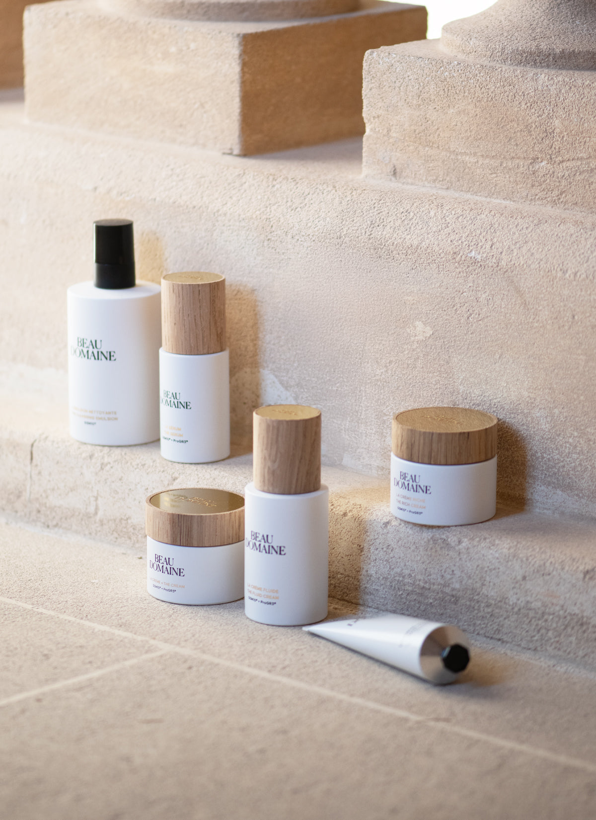 Beau Domaine Skincare by Brad Pitt & Famille Perrin