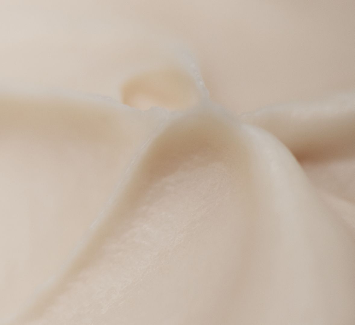 Image en gros plan, effet flou artistique de beurre de karité, utilisé dans La Crème