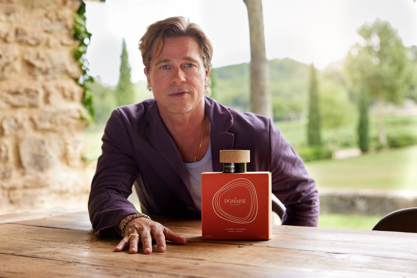 Beau Domaine Skincare by Brad Pitt & Famille Perrin