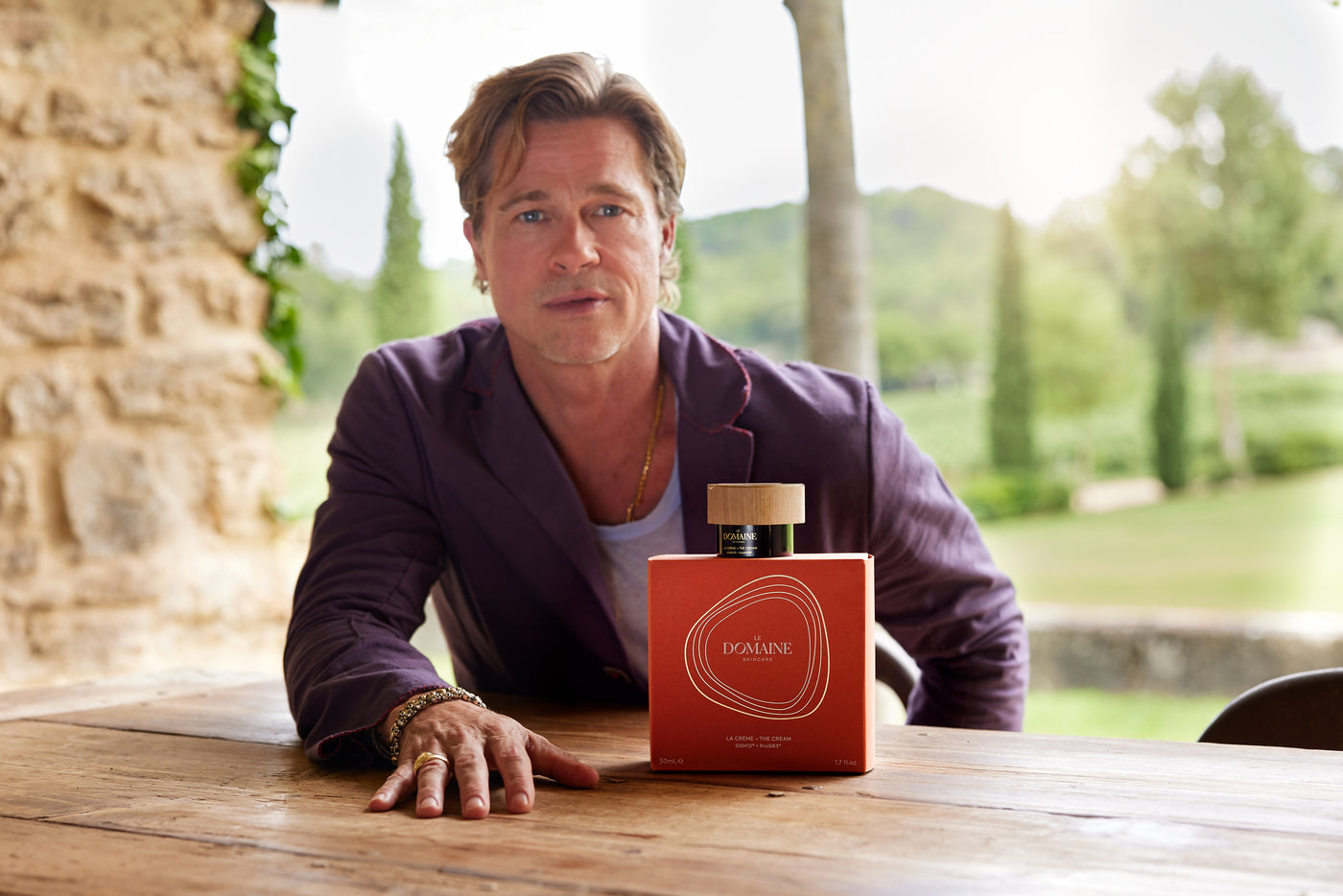 Beau Domaine Skincare by Brad Pitt & Famille Perrin